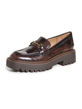 Sam Edelman Women's Laurs Loafer Chestnut Brown Lug Sole 12 NWOB